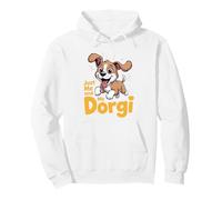 Funny Cross Dachshund Corgi Breed Dog Just me and my Dorgi Pullover Hoodie