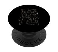 Funny Crossword Puzzle Hobby For A Cruciverbalist PopSockets Adhesive PopGrip