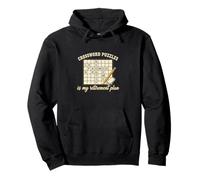 Funny Crossword Puzzle Is My Retirement Plan Puzzle Lover Pullover Hoodie