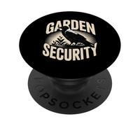 Funny Crow Garden Security Backyard Guardian PopSockets Adhesive PopGrip