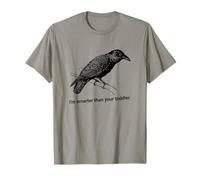 Funny Crow I'm Smarter Than Your Toddler Bird Lover Humor T-Shirt