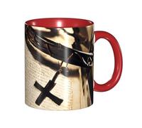 Funny Crown of Thorns Coffee Mug - 11oz Two Tone Color Ceramic Cup with 3D Pattern Cute Gifts for Men, Women, Office, Work