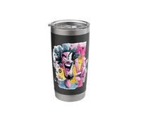 Funny Crowned Face Peace Graffiti Pop Character Graphic Stainless Steel Insulated Tumbler