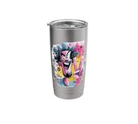 Funny Crowned Face Peace Graffiti Pop Character Graphic Stainless Steel Insulated Tumbler