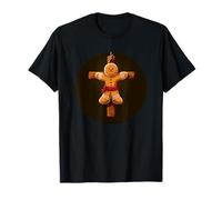 Funny Crucified Gingerbread Man Like Jesus Costume T-Shirt