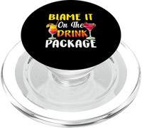 Funny Cruise Blame It On The Drink Package Cocktail Summer PopSockets PopGrip for MagSafe