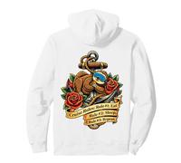 Funny Cruise Rules Sloth Retro Nautical Anchor Pullover Hoodie