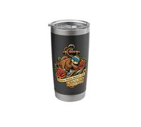 Funny Cruise Rules Sloth Retro Nautical Anchor Stainless Steel Insulated Tumbler