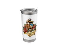 Funny Cruise Rules Sloth Retro Nautical Anchor Stainless Steel Insulated Tumbler