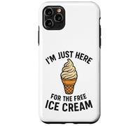 Funny Cruise Ship I'm Just Here For The Free Ice Cream Case for iPhone 11 Pro Max