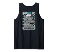 Funny Cruise Squad Rules Matching Group Trip Tank Top
