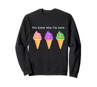 Funny Cruise You Know Why I'm Here Free Ice Cream Sweatshirt