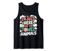 Funny Cruising Hotel Towel Animals for Cruise Lovers Tank Top