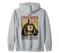 Funny Crusaders Templar Knight Saying Zip Hoodie