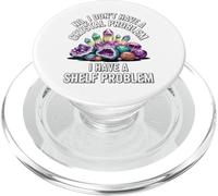 Funny Crystal Gemstone Geode Mineral Rock Collector Art PopSockets PopGrip for MagSafe