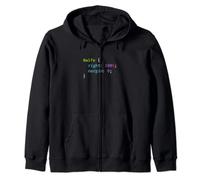 Funny CSS HTML Programming Joke T-Shirt Wife Is Always Right Zip Hoodie