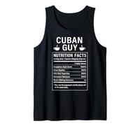 Funny Cuban Guy Proud Men with Cuba Roots Tank Top