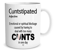 Funny Cunt Mugs Cuntstipated Funny Work Mug Colleague Co Worker Secret Santa Mug Gift Coffee Cup Office Birthday Christmas Gifts WSDMUG1567