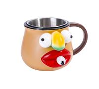 Funny Cups for Adults - Cute, Humorous Drinking Cup, Funny Coffee and Milk Cup with Style, Everyday Drink Accessories for Home, Kitchen, Bedroom, Living Area, Where