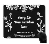 Funny Custom Design Mouse Pads for Desk,Square Waterproof Non-Slip Rubber Base MousePads Mouse Mat for Office Laptop