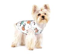 Funny Cute Animal Sloth Music Print Lightweight Tank Top for Dogs Dog Shirts for Small Dogs Stretchy T Shirts Sleeveless Vest