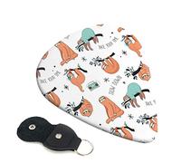 Funny Cute Animal Sloth Music Set Of 6 Guitar Plectrums For Acoustic Guitar, Electric Guitar, Bass, Ukulele - Thin, Medium And Thick.