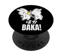 Funny Cute Anime Baka Rabbit Bunny Slap - Baka Japanese PopSockets Adhesive PopGrip