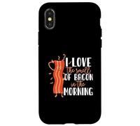 Funny Cute Bacon Strip Design For Breakfast Case for iPhone X/XS