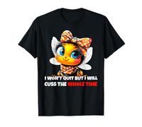 Funny Cute Bee I Won't Quit But I Will Cuss The Whole Time T-Shirt