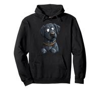 Funny Cute Black Labrador Retriever Puppy Dog Pullover Hoodie