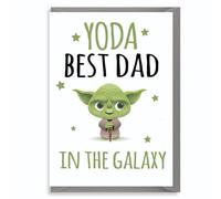 Funny Cute Card For Dad, Birthday, Father's Day, Family Occassio - Best In The Galaxy - C97