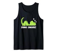 Funny Cute Dinosaur Dino Snore Sleep Pajamas PJ Women Kids Tank Top