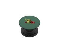 Funny Cute Frog Matcha Drinker Caffeine Gen Z Humor Graphic PopSockets Adhesive PopGrip