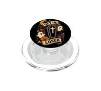 Funny Cute Ghost Coffin Get In Loser Spooky Halloween PopSockets PopGrip for MagSafe