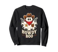 Funny Cute Ghost Cowboy Halloween Costume Boys Girls Sweatshirt