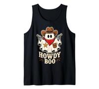 Funny Cute Ghost Cowboy Halloween Costume Boys Girls Tank Top