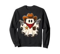 Funny Cute Ghost Cowboy Halloween Costume Sweatshirt