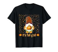 Funny Cute Gnome Holding Acorn Autumn It's Fall Y'all Value Graphic T-Shirt