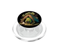 Funny Cute Kakapo Bird Reading A Book IN A Camp PopSockets PopGrip for MagSafe