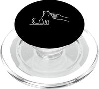 Funny Cute Kitten Cat Body Language for Cat Lovers PopSockets PopGrip for MagSafe