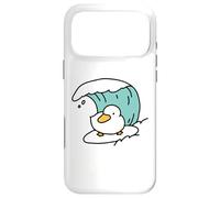 Funny Cute Little Duck Catches the Waves Case for iPhone 17 Pro Max