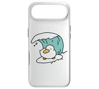 Funny Cute Little Duck Catches the Waves Case for iPhone Air