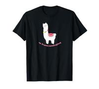 Funny Cute Llama No DramaLlamaDingDong Black T-Shirt T-Shirt