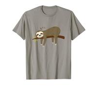 Funny Cute Pajama Sleeping Pjs Men Women Sleep Pajamas Sloth T-Shirt