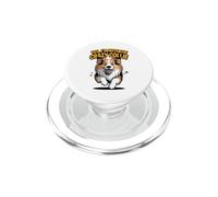 Funny Cute Pet Dog Breed Puppy Yes I'm with the Crazy Collie PopSockets PopGrip for MagSafe