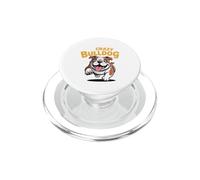 Funny Cute Pet Dog Breed Yes I'm with the Crazy Bulldog PopSockets PopGrip for MagSafe