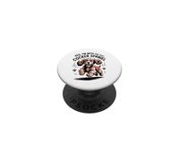 Funny Cute Pet Dog Pup Yes I'm with the Crazy Cocker Spaniel PopSockets Adhesive PopGrip