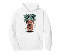 Funny Cute Pet Dog Yes Im with the Crazy Rhodesian Ridgeback Pullover Hoodie