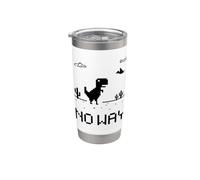 Funny Cute Pixel Offline T-Rex Game, Cool Dino Game, Gaming Stainless Steel Insulated Tumbler