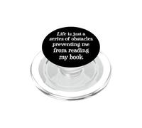 Funny Cute Reading Enthusiasts Book Lovers Love to Read PopSockets PopGrip for MagSafe